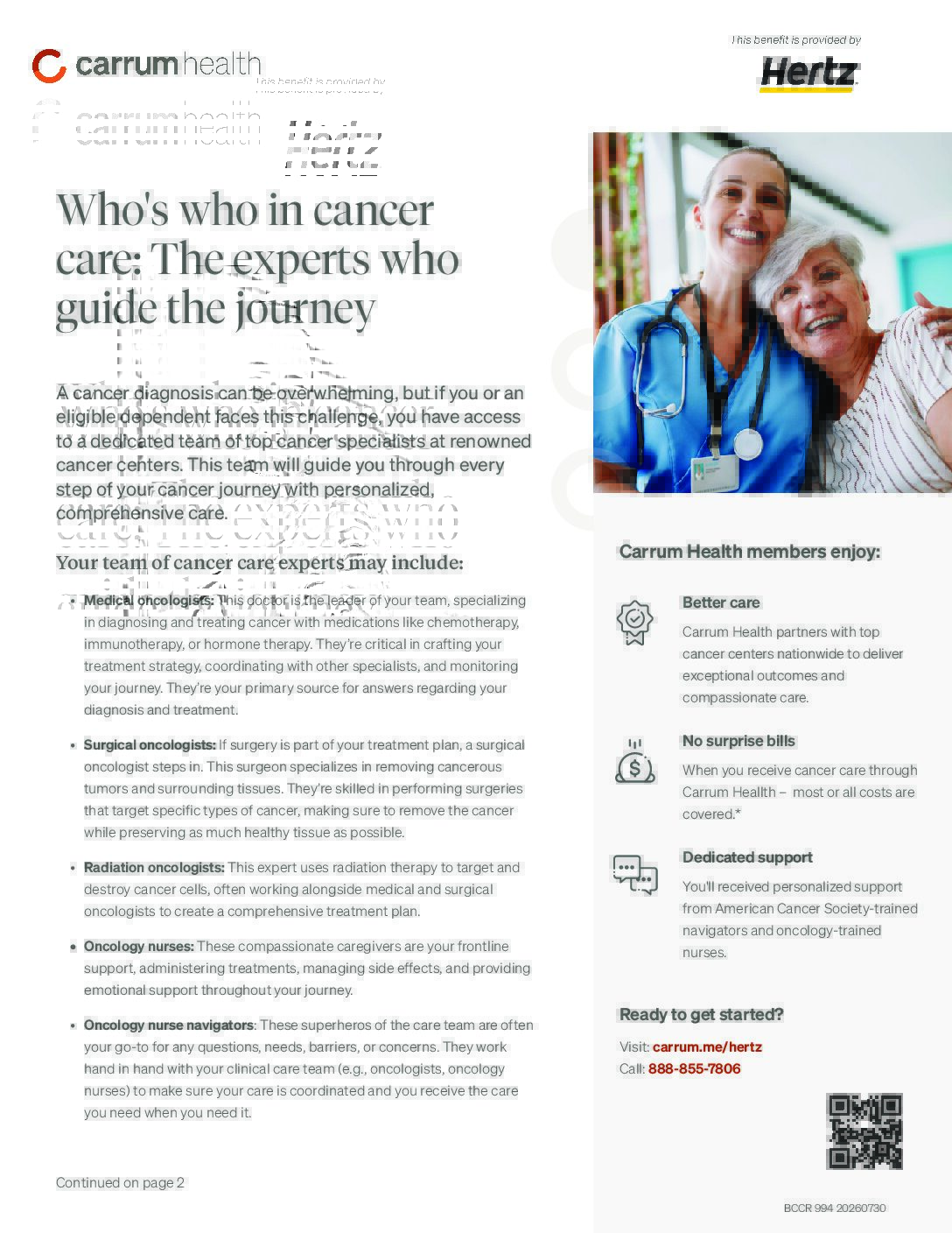 Teladoc Mental Health Informational Flyer