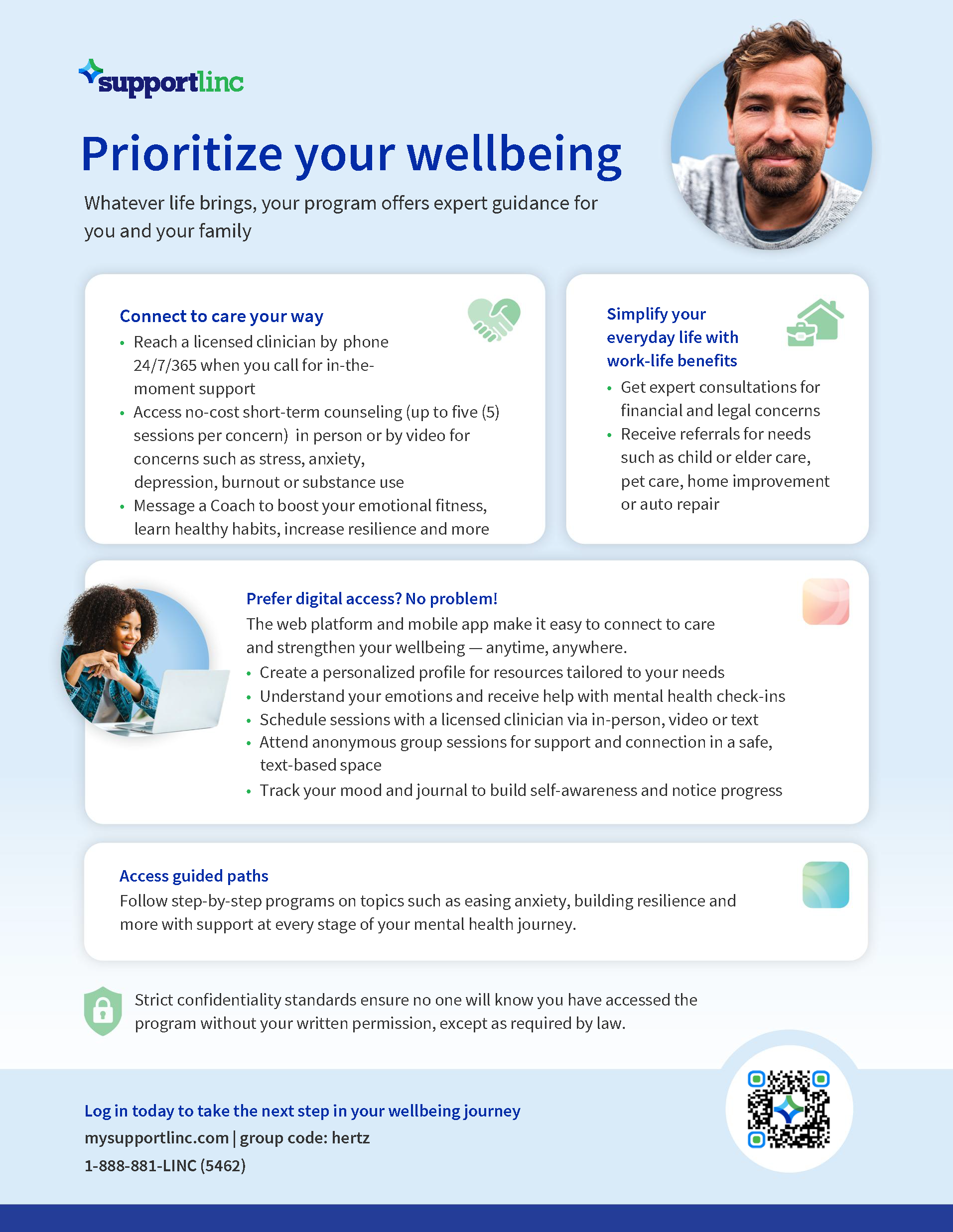 SupportLinc Mental Health Awareness Flyer