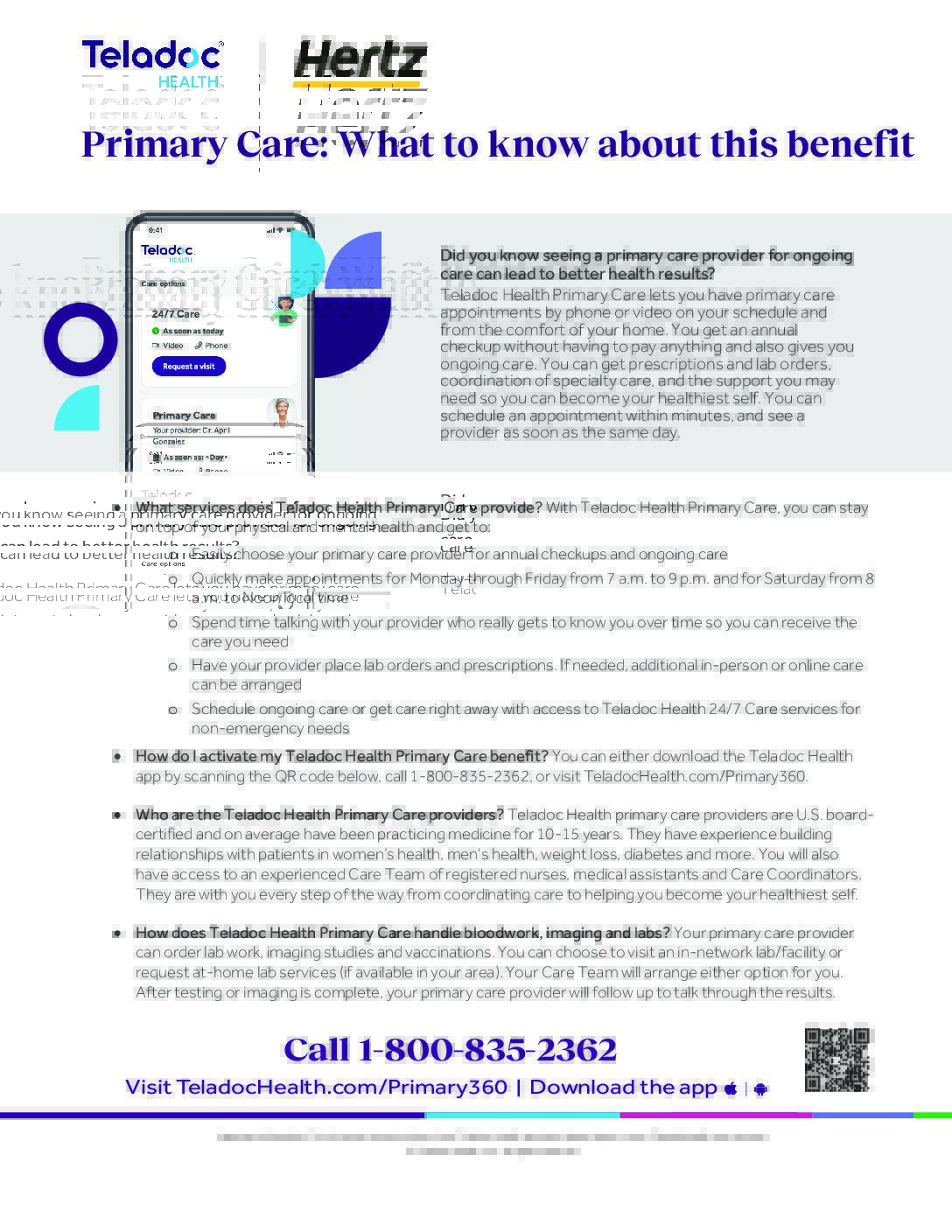 Teladoc Mental Health Informational Flyer